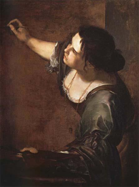Artemisia gentileschi Self-Portrait as an Allegory of Painting France oil painting art